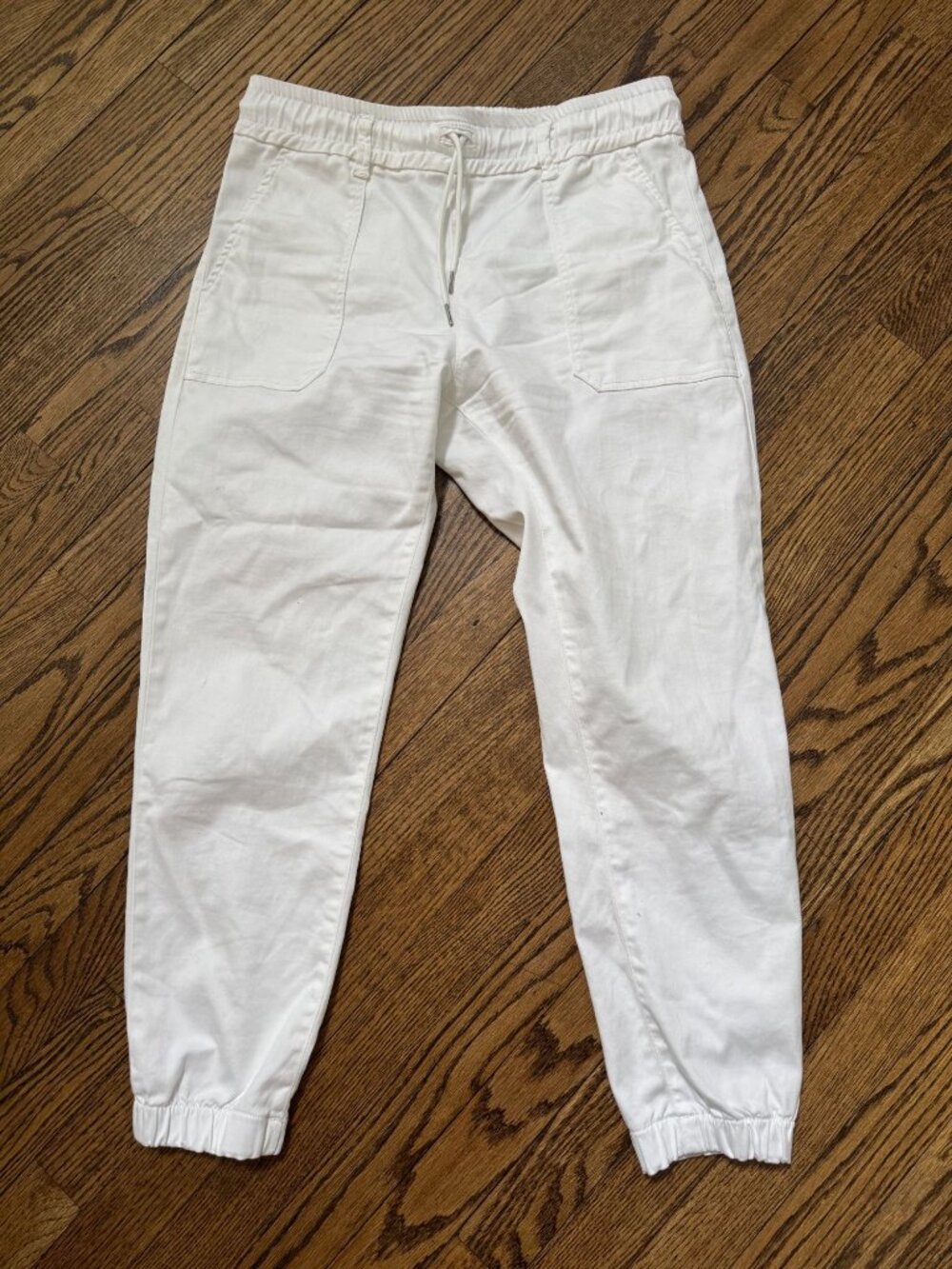 Bevy FLOG White Classic Jogger Pants Size 32